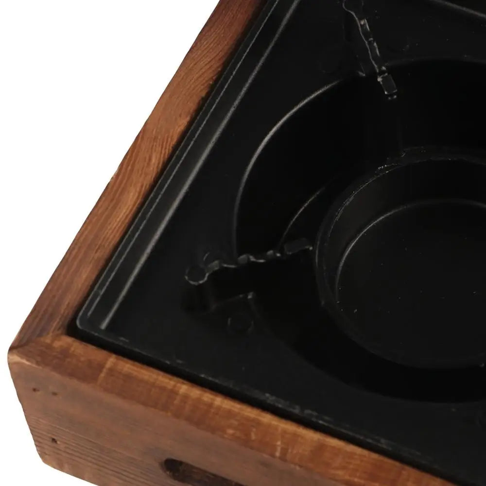 Dry Stew Hot Pots Wooden Cooking Grills Stove Portable Multi-functional Solid Stoves Square Barbecue Cooking Oven Camping