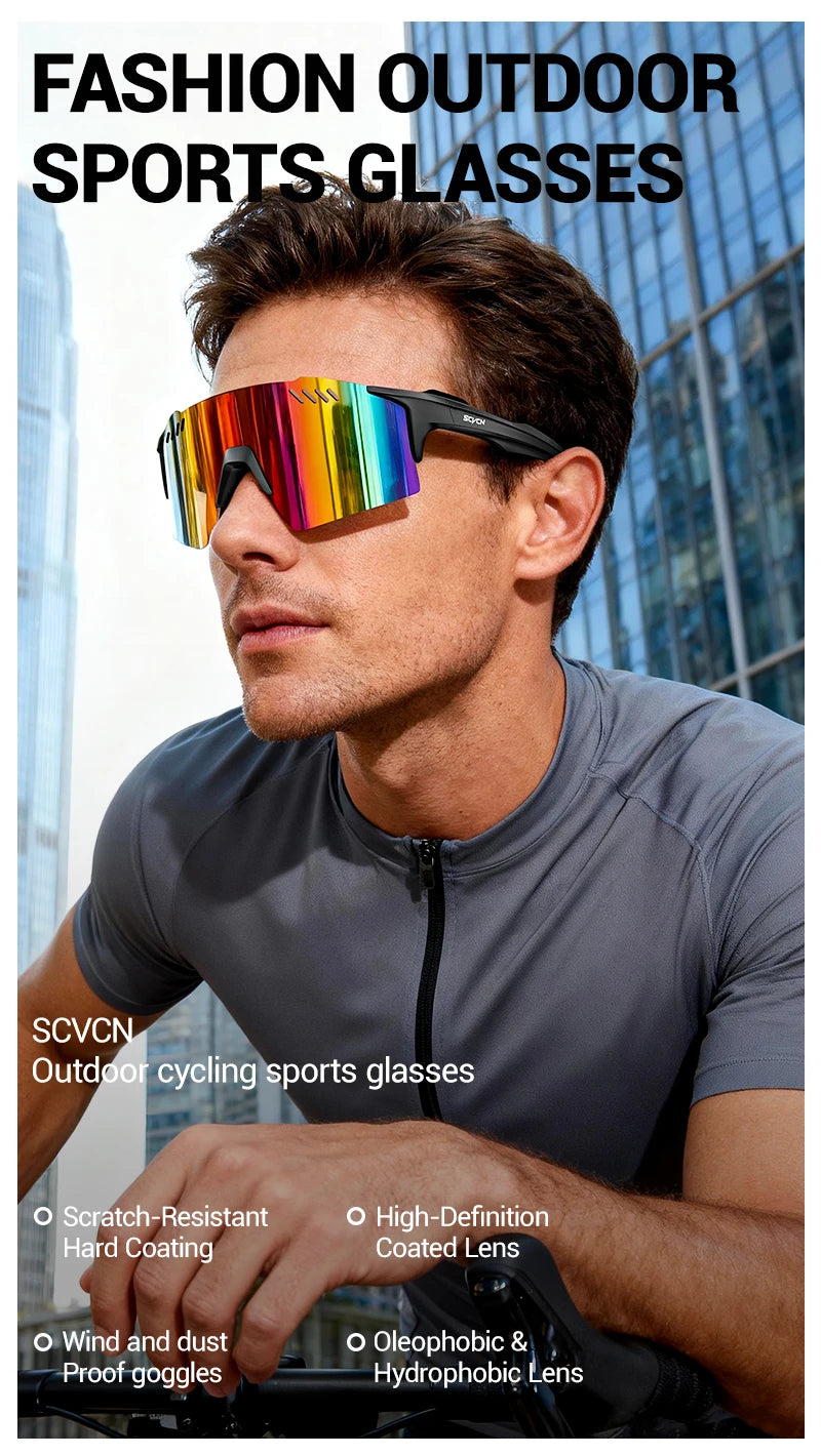 🕶️ SCVCN Photochromic Cycling & Sports Sunglasses