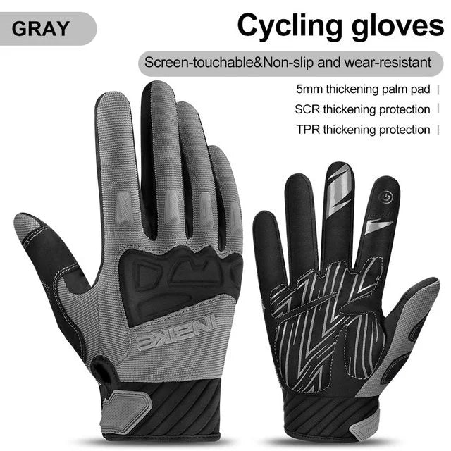 🧤 INBIKE MTB Cycling Gloves – 5mm Shock‑Absorbing