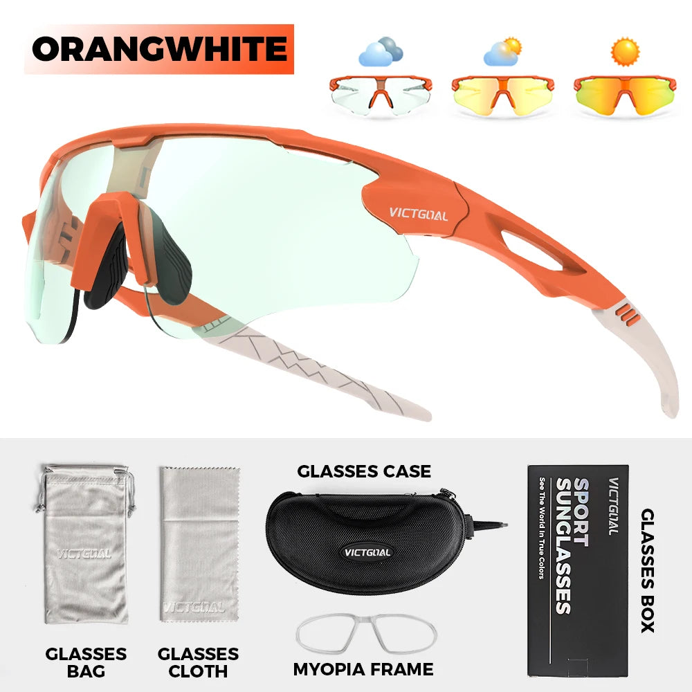 🕶️ VICTGOAL Photochromic Cycling Sunglasses