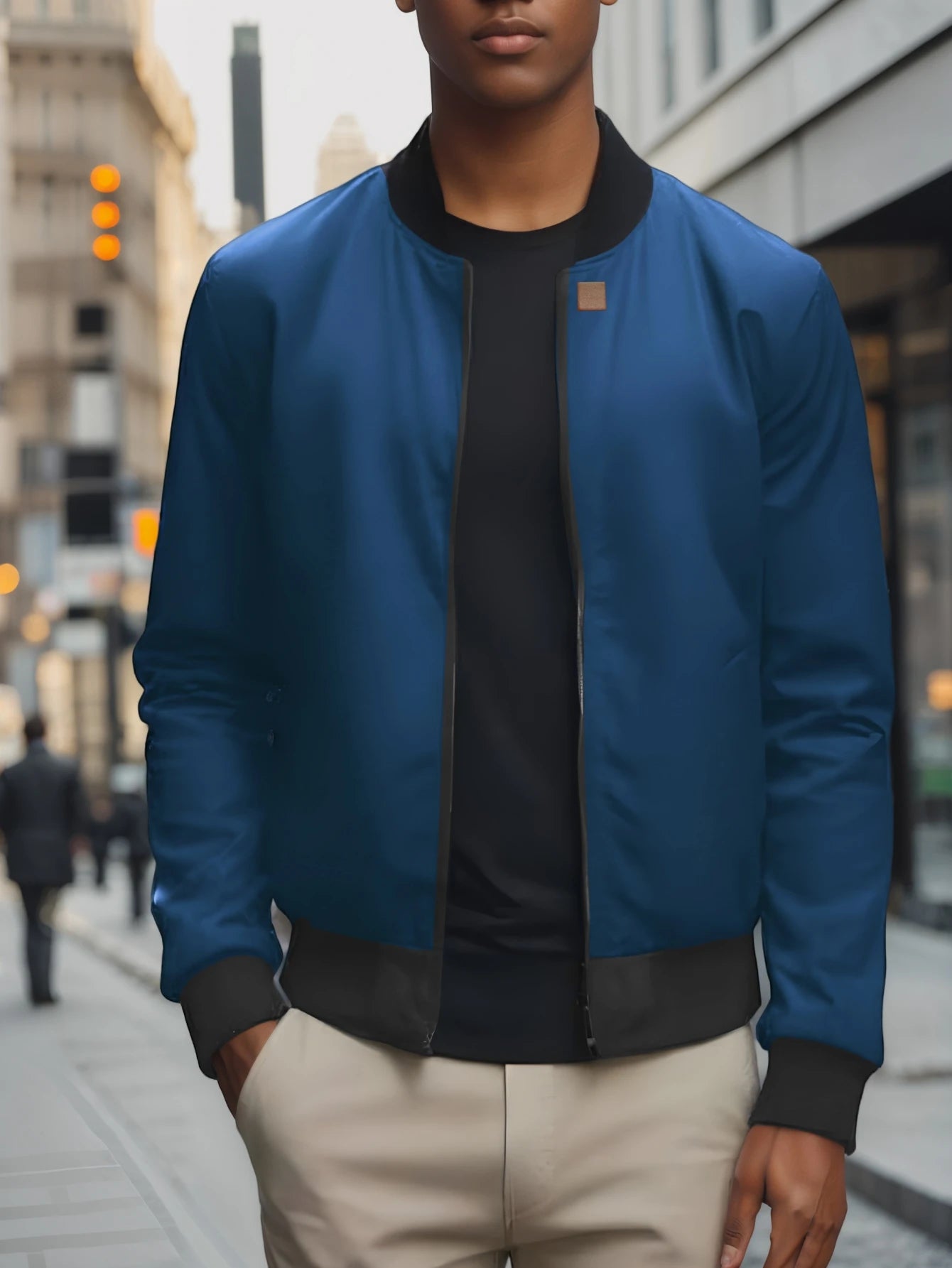 🧥 Men’s  Spring/Autumn Baseball Collar Thin Jacket