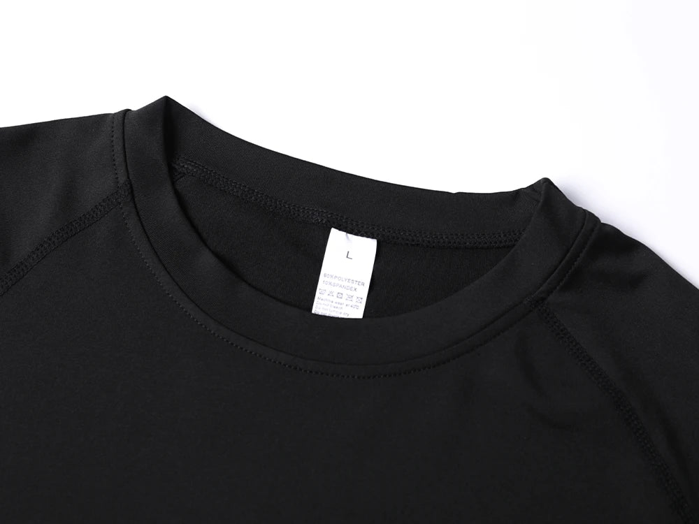 🧣 Men’s Turtleneck Compression Long Sleeve Rash Guard