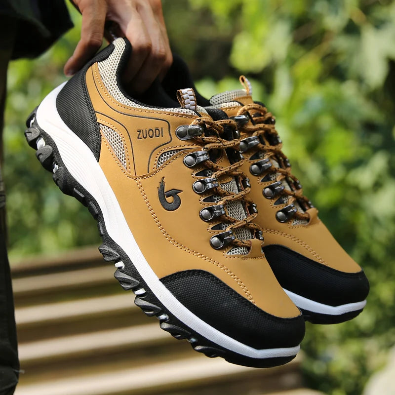 👞 Men’s Genuine Leather Casual Sneakers