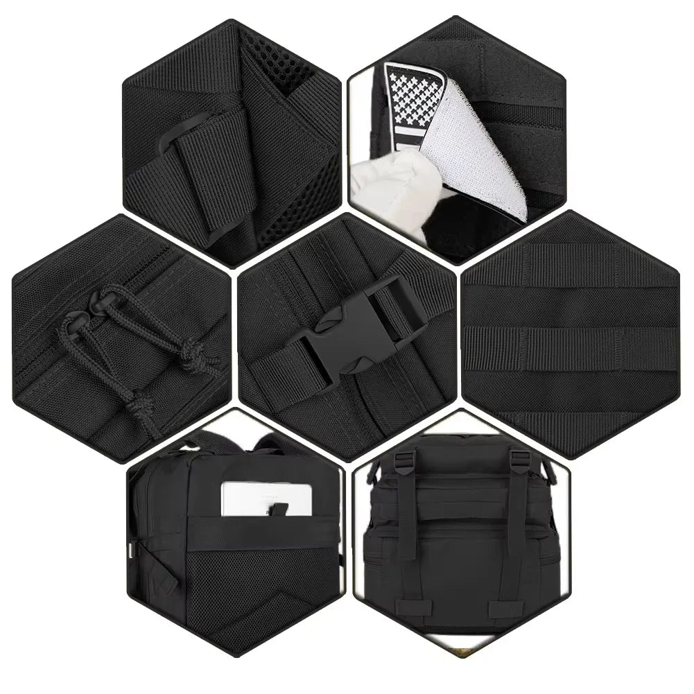 🎒 30L / 50L Tactical Backpack | MOLLE EDC Rucksack