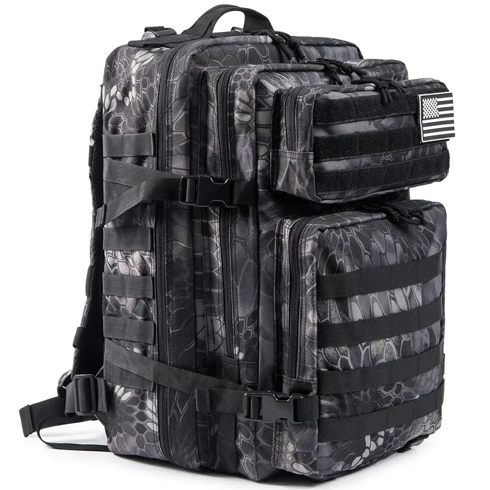 🎒 45L Tactical Backpack | 3‑Day Assault Rucksack