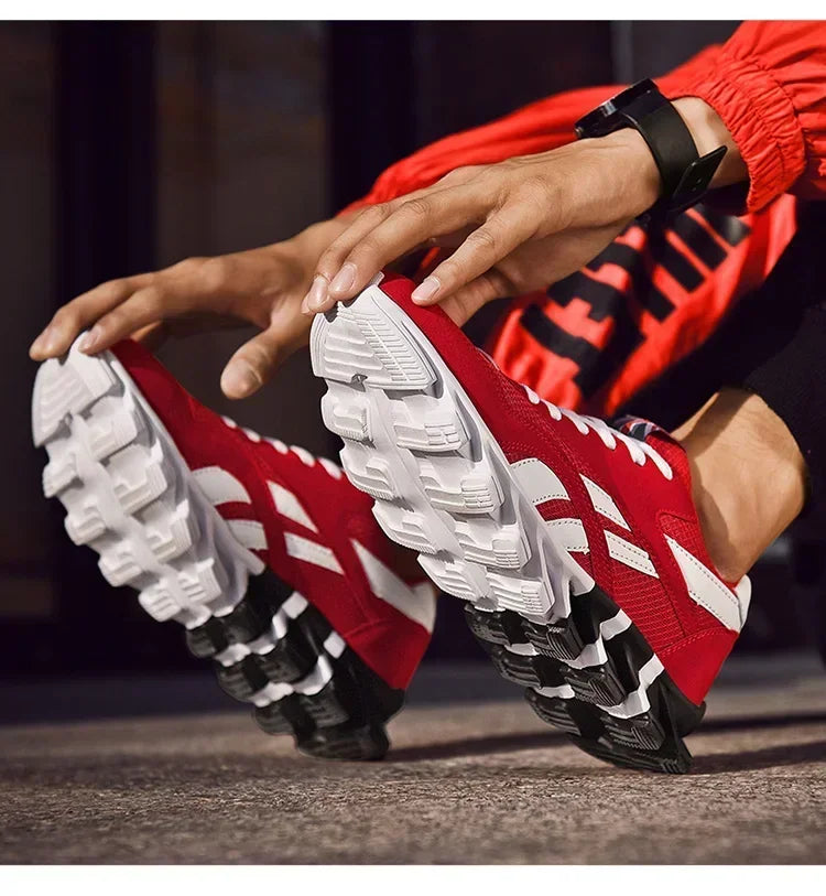 🥾 Brand Trend Thick‑Sole Cushioned Fitness Sneakers