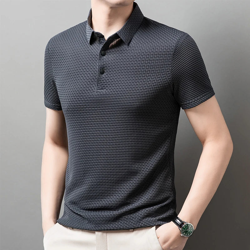🧥 Bone Flower Business Casual Polo Shirt