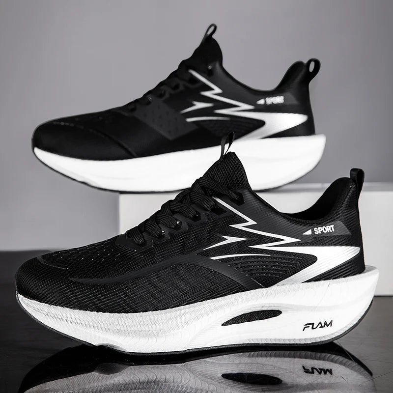 🏃 Marathon Carbon Plate + Air Cushion Running Shoes