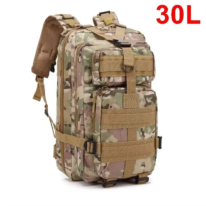 🎒 30L / 50L Tactical Backpack | MOLLE EDC Rucksack