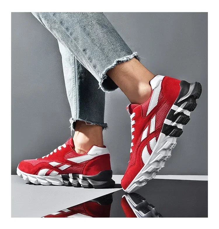 🥾 Brand Trend Thick‑Sole Cushioned Fitness Sneakers