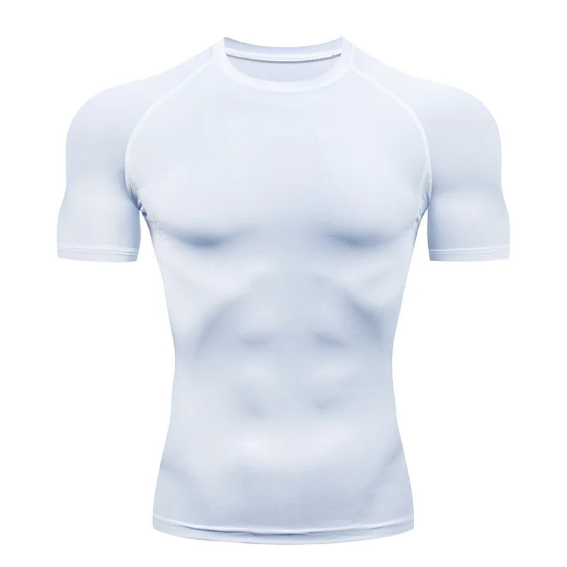 🧣 Men’s Turtleneck Compression Long Sleeve Rash Guard