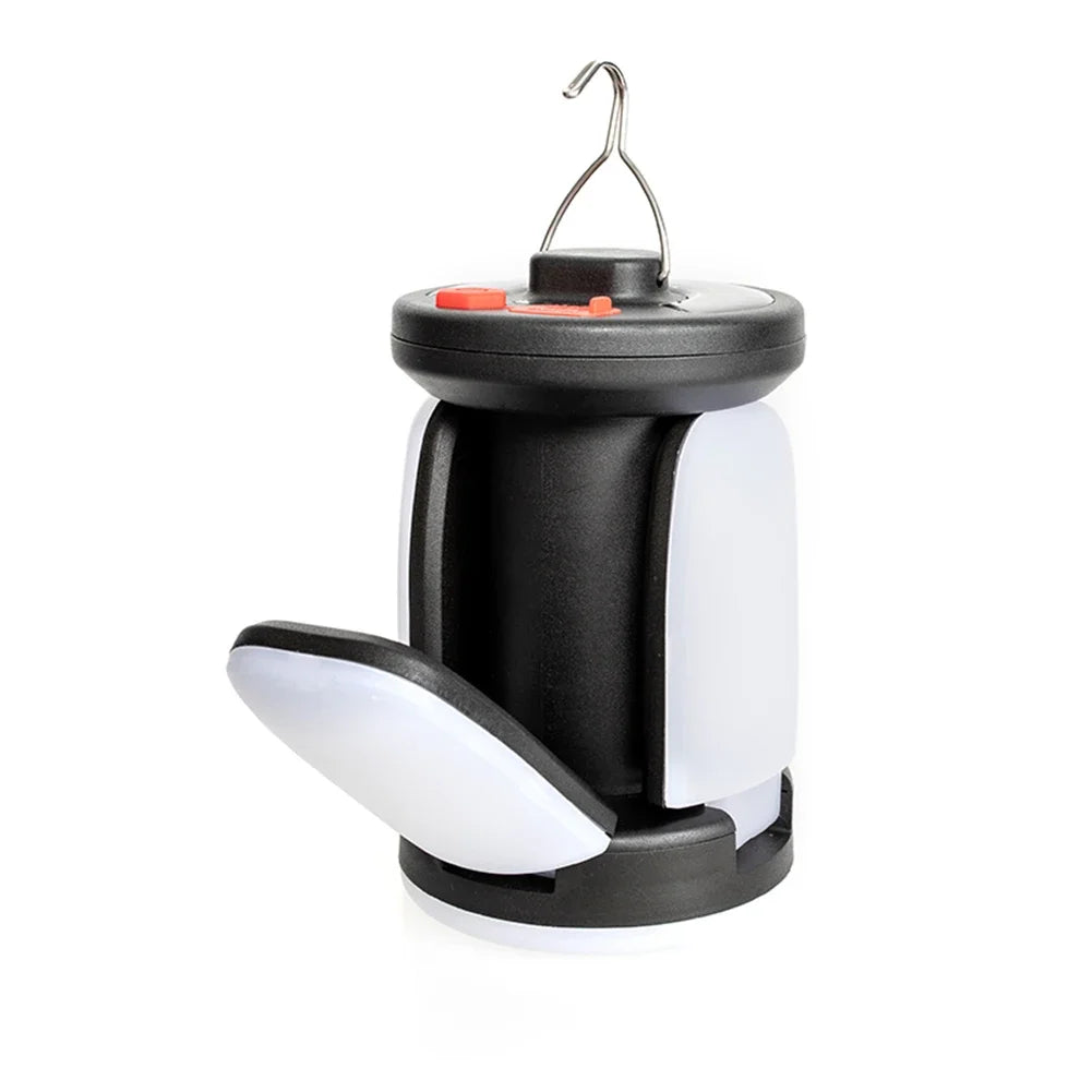 Rechargeable LED Camping Lantern With folding LED floodlight Portable Tent Light With 3 Light Modes For Camping, Hiking, Fishing