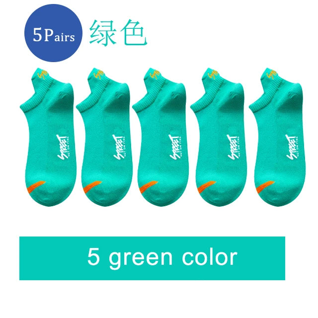 🧦 5/10 Pairs | Unisex Summer Mesh Ankle Socks