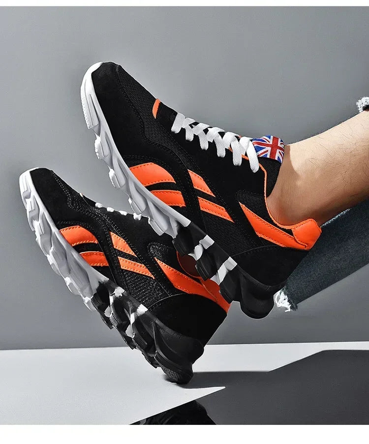 🥾 Brand Trend Thick‑Sole Cushioned Fitness Sneakers