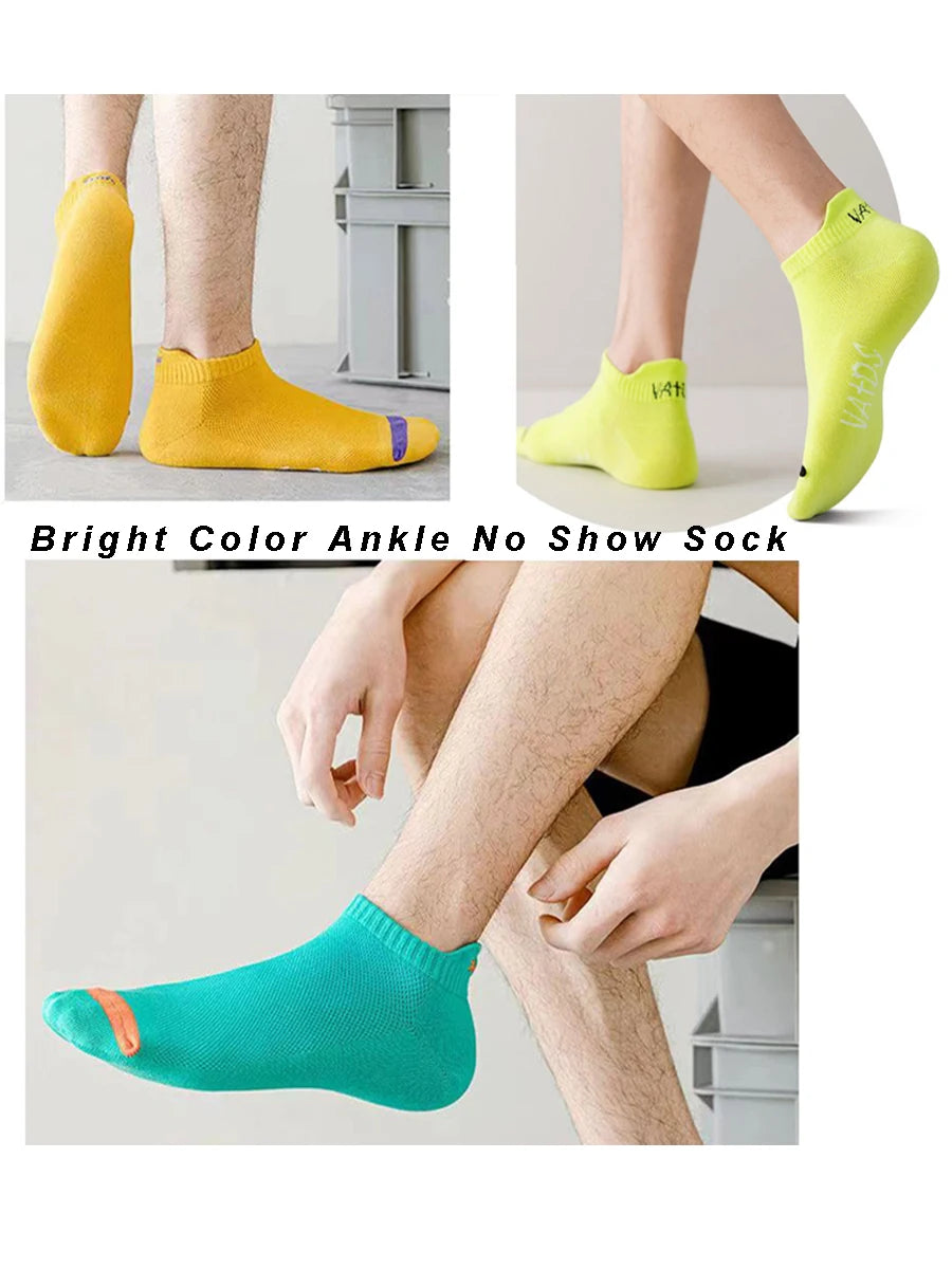 🧦 5/10 Pairs | Unisex Summer Mesh Ankle Socks