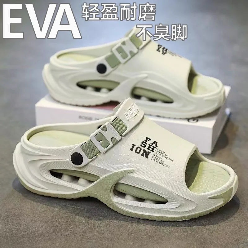 Men’s 2-in-1 Slip-On Sandals – Outdoor & Driving