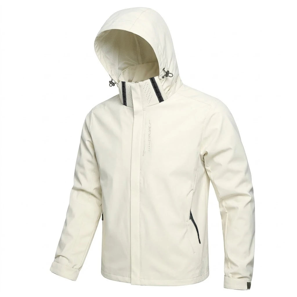 Men’s Outdoor Waterproof Jacket / Windproof Hooded Coat