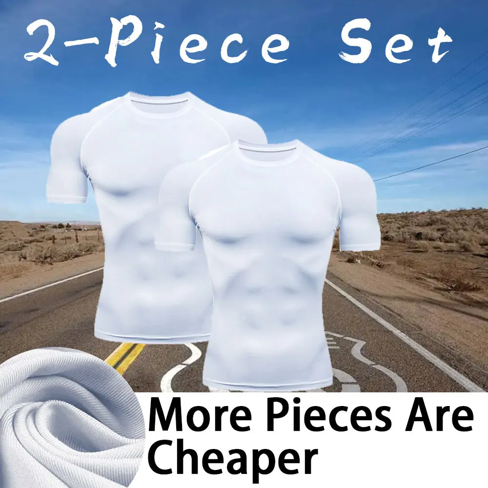 🧣 Men’s Turtleneck Compression Long Sleeve Rash Guard