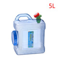 6/8/13/18L Water Container Portable Water Tank Container with Faucet No Leakage Large Capacity for Camping Cooking Water Storage