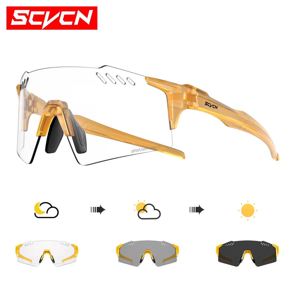 🕶️ SCVCN Photochromic Cycling & Sports Sunglasses