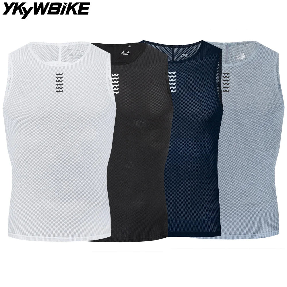 🚴 YKYWBIKE Men’s Sleeveless Cycling Base Layer Vest