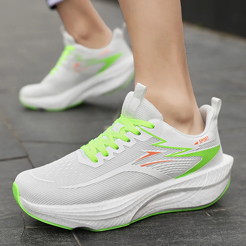 🏃 Marathon Carbon Plate + Air Cushion Running Shoes