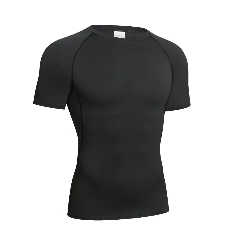 🖤 Men’s Black Compression Long Sleeve Base Layer