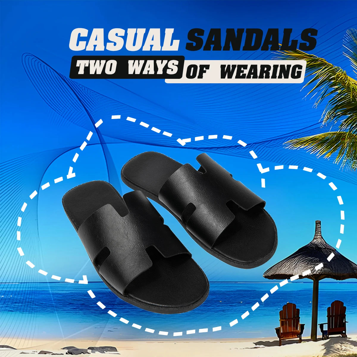 New Men’s Daily Casual Sandals – Indoor & Outdoor