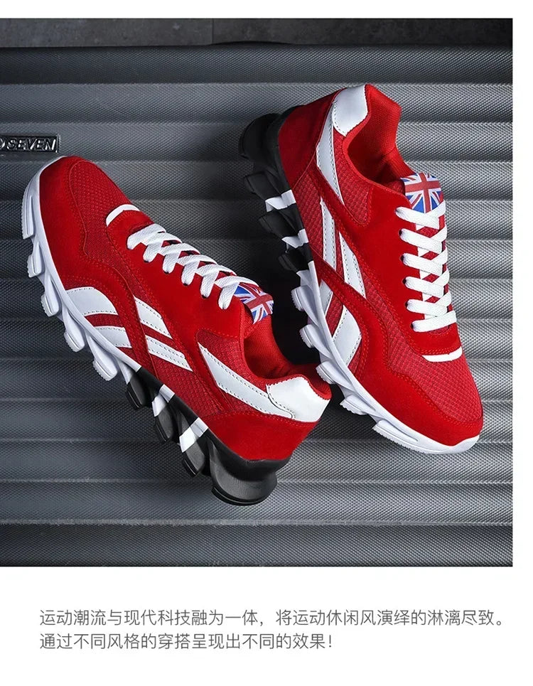 🥾 Brand Trend Thick‑Sole Cushioned Fitness Sneakers