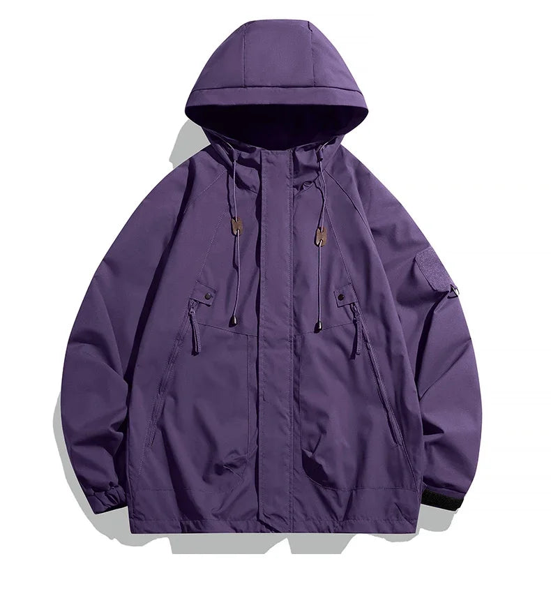 🧥 Men’s Black Softshell Windbreaker Bomber Jacket