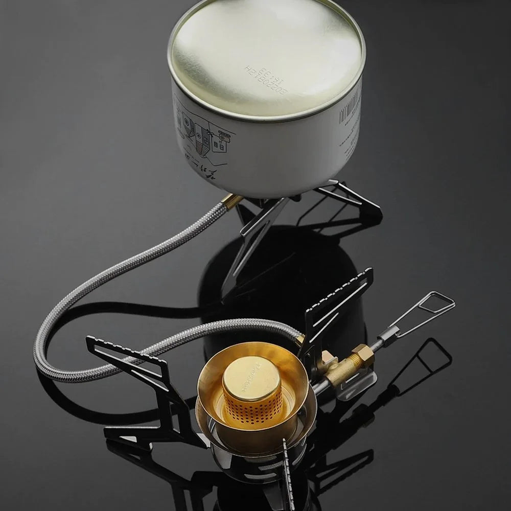 Fire-Maple Lava Multi-fuel Backpacking Stove Compact Outdoor Hiking Camping Portable Oil Gas Stove with Fuel Bottle