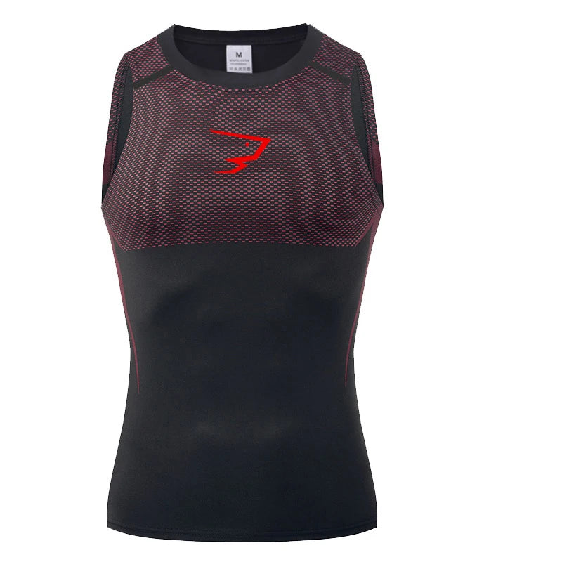 🚴 Reflective White Sleeveless Cycling Base Layer Vest