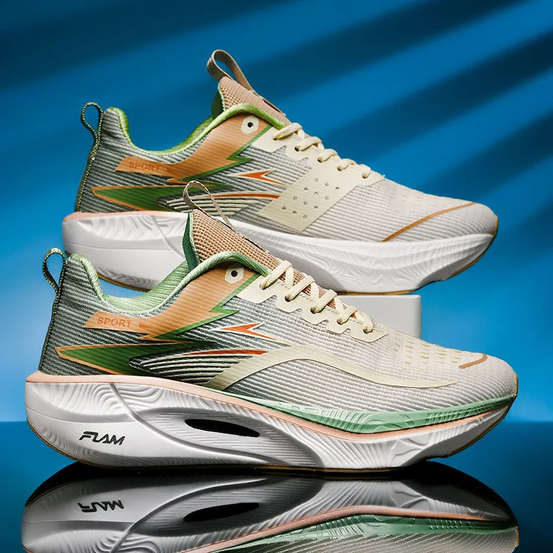 🏃 Marathon Carbon Plate + Air Cushion Running Shoes