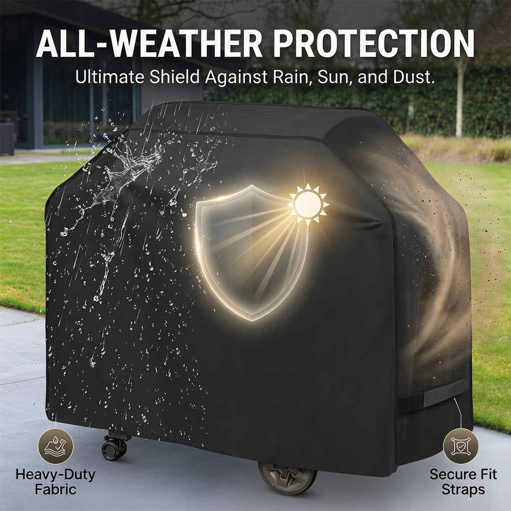 Durable Grill Guard Protects Against UV Rays, Wind and Dust, Fits Most Grills Including Weber, Char-Broil, Nexgrill
