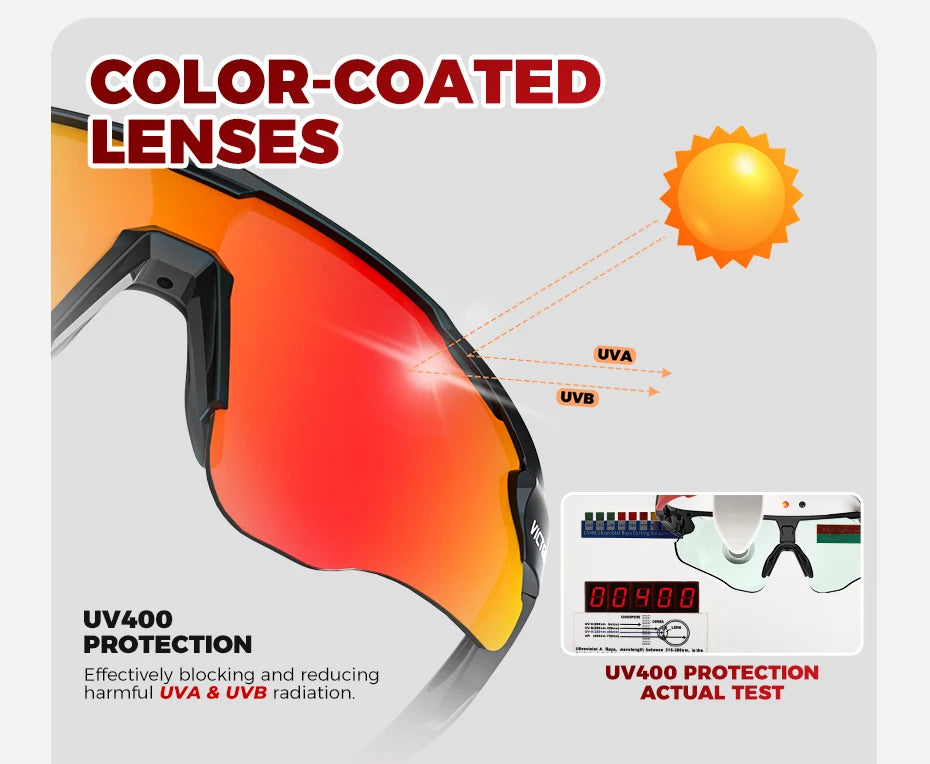 🕶️ VICTGOAL Photochromic Cycling Sunglasses