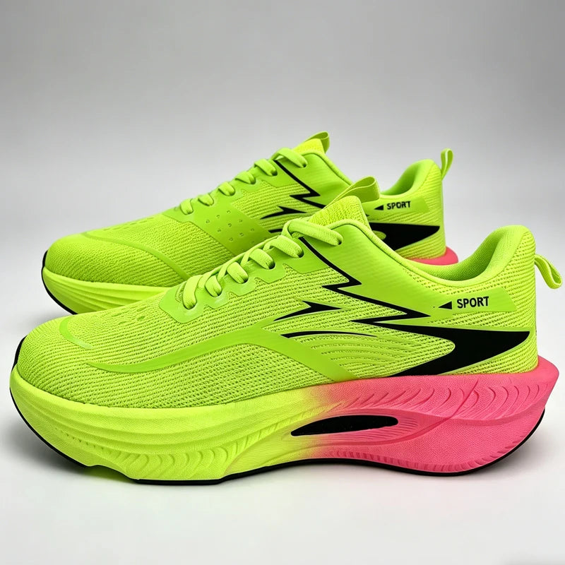 🏃 Marathon Carbon Plate + Air Cushion Running Shoes
