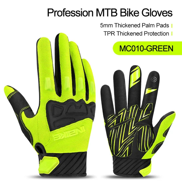 🧤 INBIKE MTB Cycling Gloves – 5mm Shock‑Absorbing