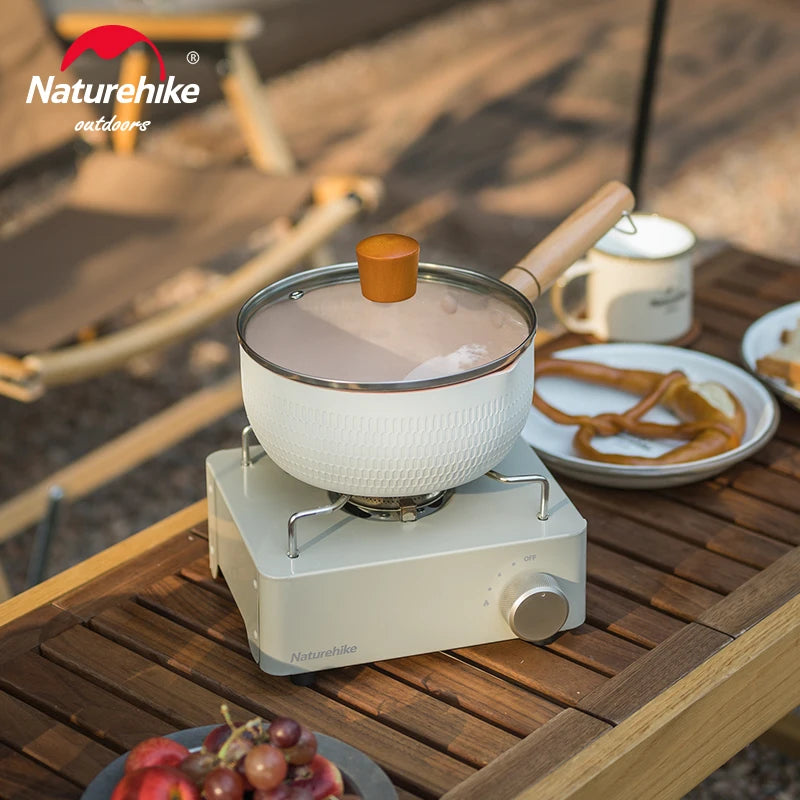 Naturehike Camping Stove Outdoor Portable Gas Stove Portable Butane Fuel Stove Camp Stove Camping Cooker Stove Cookware