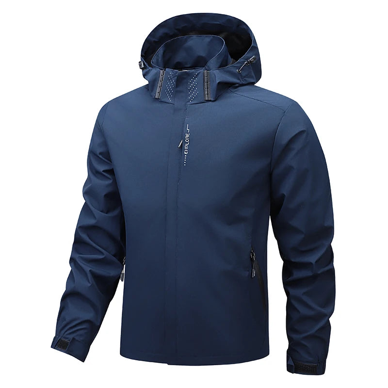 🧥 Men’s Casual Waterproof Windbreaker Jacket