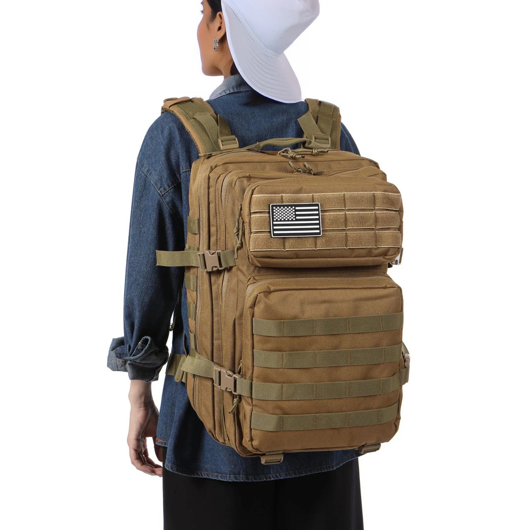 🎒 25L / 50L Tactical Molle Backpack – Outdoor & Multi‑Purpose