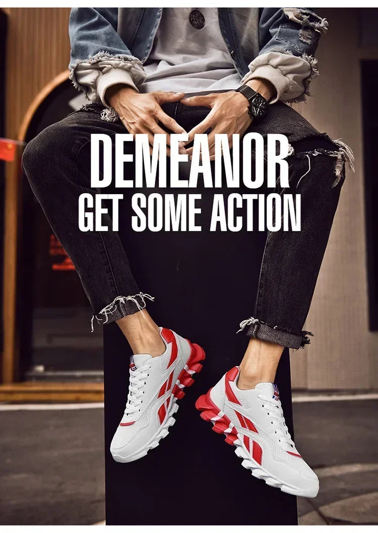 🥾 Brand Trend Thick‑Sole Cushioned Fitness Sneakers