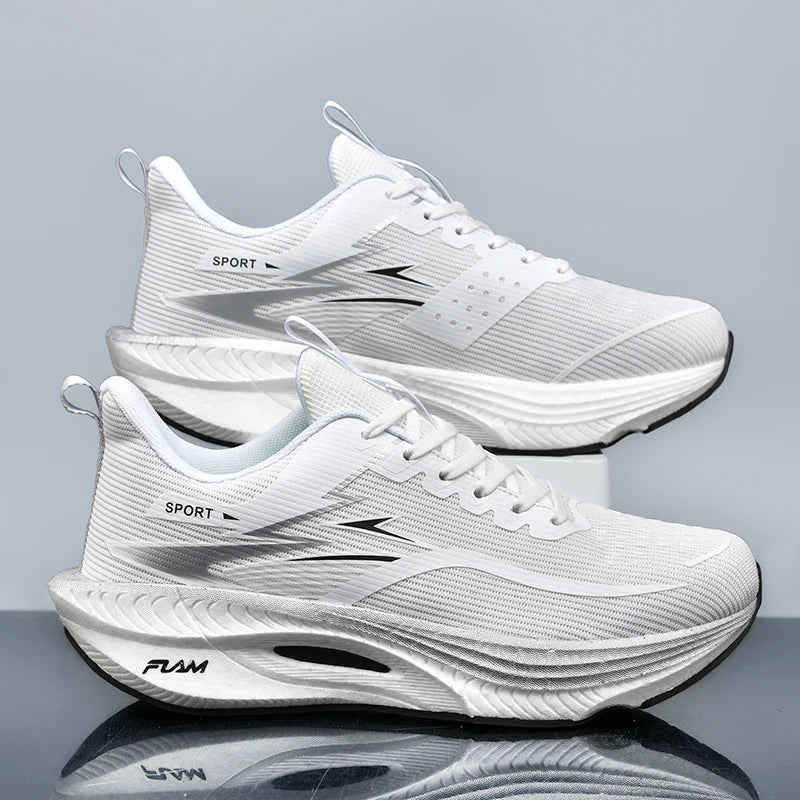 🏃 Marathon Carbon Plate + Air Cushion Running Shoes