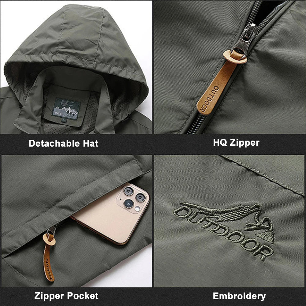 Style: Military / Field / Sports | European Sizes S–5XL | Thin Lightweight