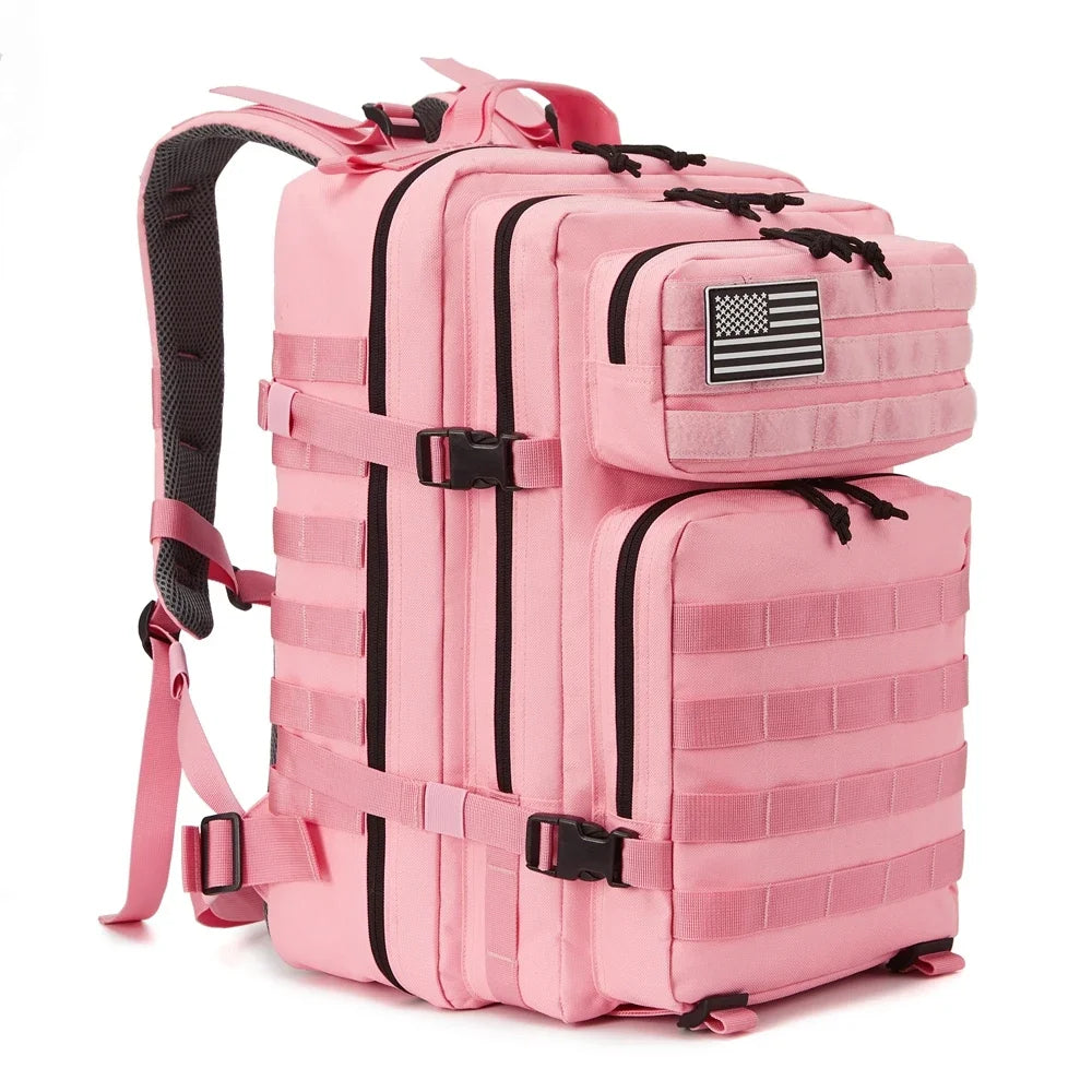 🎒 45L Tactical Outdoor Backpack | 3‑Day Molle Hiking Pack