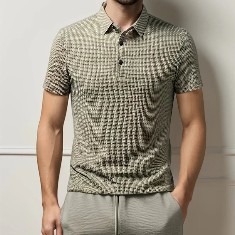 🧥 Bone Flower Business Casual Polo Shirt