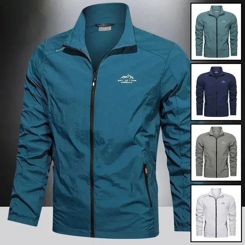 ☀️ Men’s UPF100+ Summer Ultra-Light UV Windbreaker