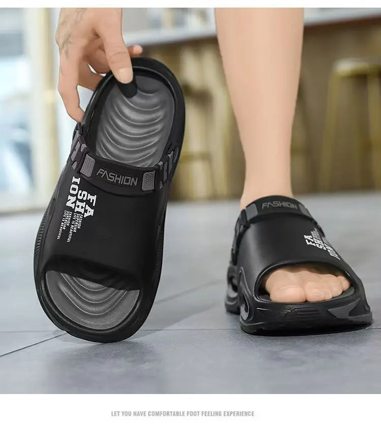 Men’s 2-in-1 Slip-On Sandals – Outdoor & Driving