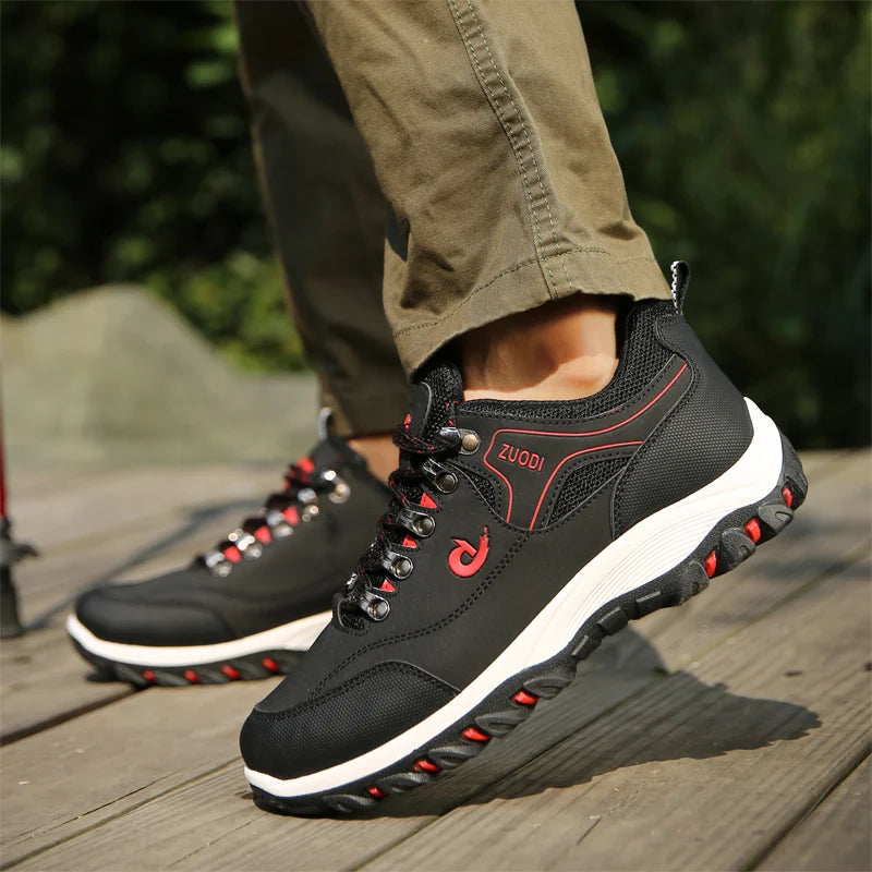 👞 Men’s Genuine Leather Casual Sneakers