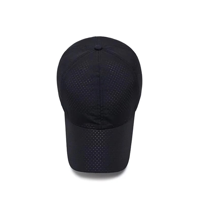 🧢 Solid Colour Mesh Baseball Cap – Korean Style Sunscreen Hat
