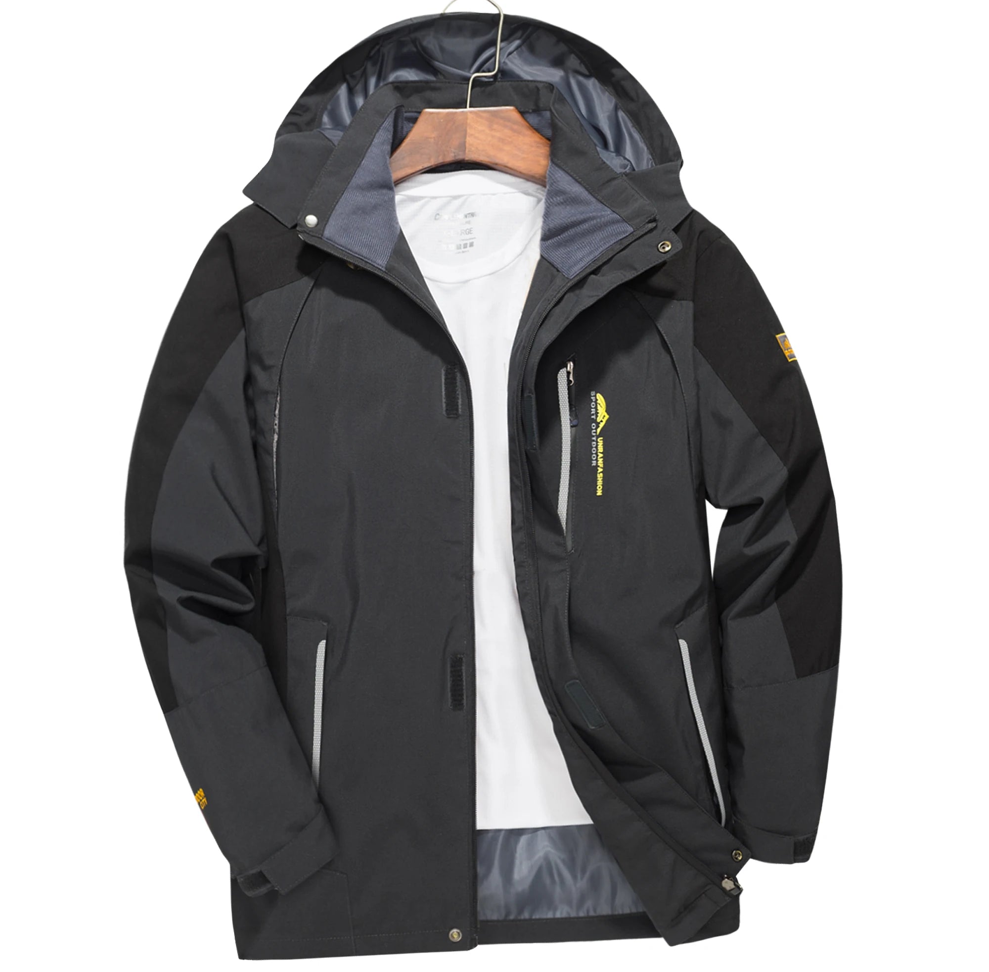 🧥 Men’s Large Size Waterproof Hiking & Outdoor Jacket